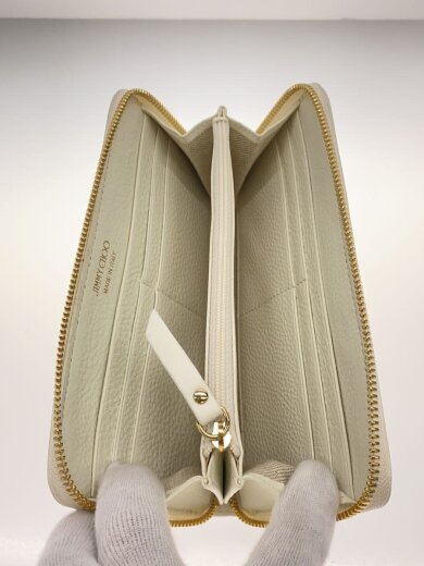 商品画像：JIMMY CHOO ジミーチュウ　長財布/レザー/WHT/レディース// 4