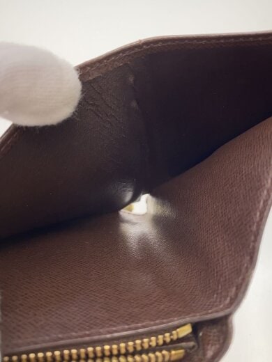 商品画像：コンパクト・ジップ_ダミエ・エベヌ/PVC/BRW/総柄/レディース// 6