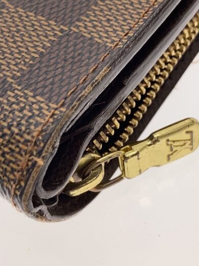 商品画像：コンパクト・ジップ_ダミエ・エベヌ/PVC/BRW/総柄/レディース// 7