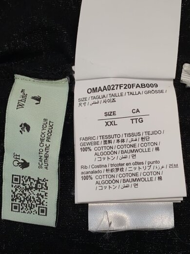 商品画像：Tシャツ/XXL/コットン/BLK/OMAA027F20FAB009// 4