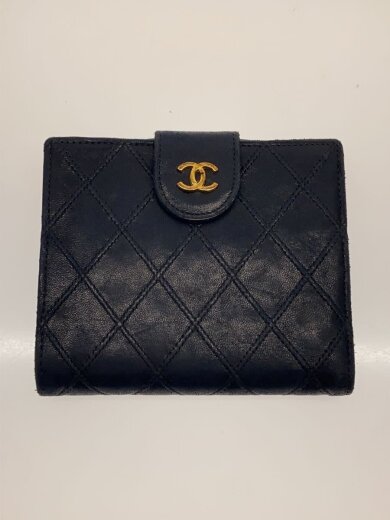 商品画像：CHANEL シャネル　2つ折り財布/ピコローレ/BLK/使用感有// 2