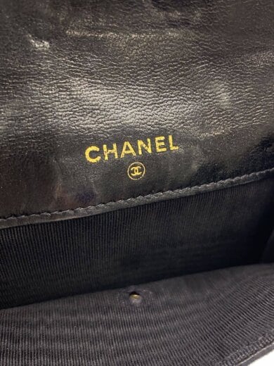 商品画像：CHANEL シャネル　2つ折り財布/ピコローレ/BLK/使用感有// 3