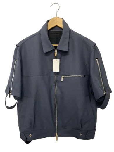 商品画像：Christian Dior クリスチャンディオール 半袖クロップドブルゾン/48 1