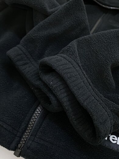 商品画像：Supreme シュプリーム　22AW polartec zip jacket/L/ポリエステル/BLK/無地 6