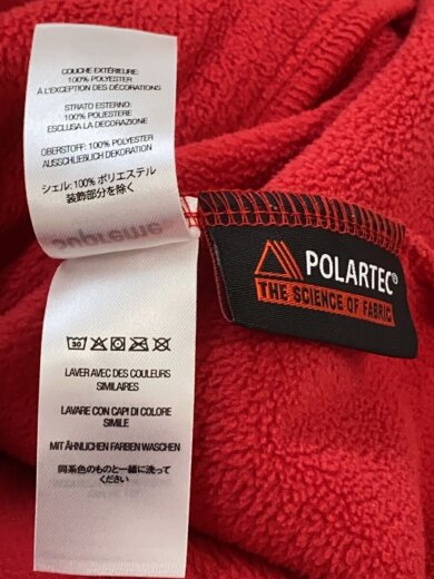 商品画像：Supreme シュプリーム　22AW polartec zip jacket/M/ポリエステル/RED/無地 5