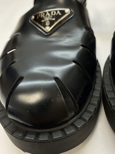 商品画像：PRADA プラダ フィッシャーマンサンダル/US6.5/BLK/レザー/2X3084// 7