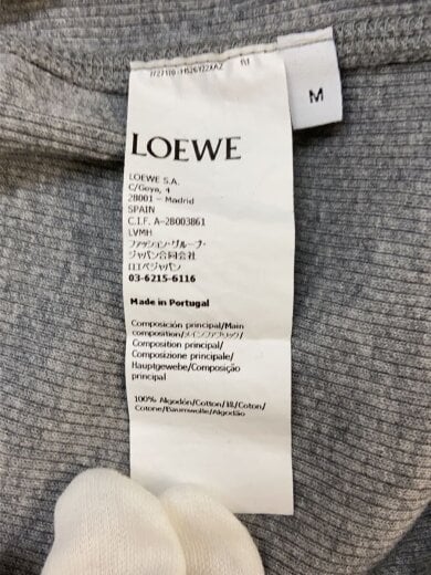 商品画像：LOEWE ロエベ　長袖Tシャツ/M/コットン/GRY/H526Y22XAZ// 5