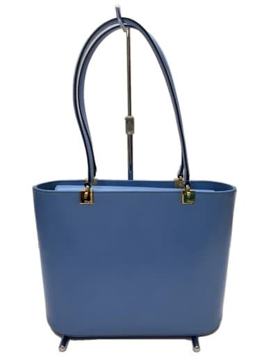 商品画像：Salvatore Ferragamo サルヴァトーレフェラガモ　ハンドバッグ/レザー/BLU/無地 1
