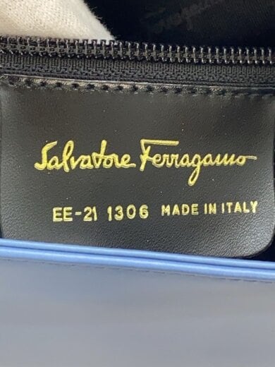 商品画像：Salvatore Ferragamo サルヴァトーレフェラガモ　ハンドバッグ/レザー/BLU/無地 7