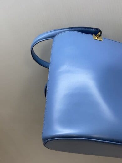 商品画像：Salvatore Ferragamo サルヴァトーレフェラガモ　ハンドバッグ/レザー/BLU/無地 8