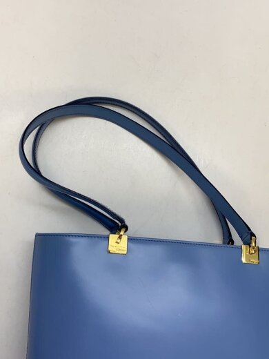 商品画像：Salvatore Ferragamo サルヴァトーレフェラガモ　ハンドバッグ/レザー/BLU/無地 9