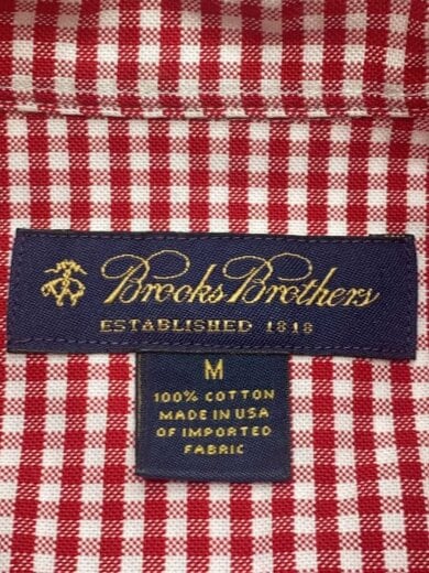 商品画像：半袖シャツ/M/コットン/RED/ギンガムCK// 3