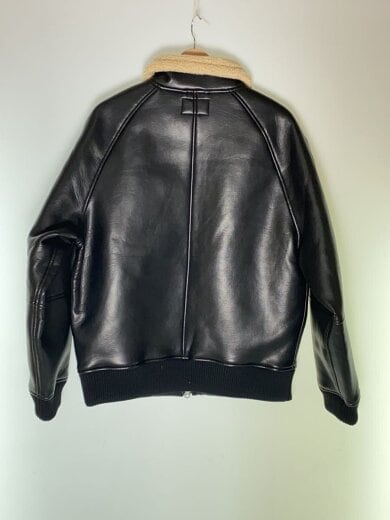 商品画像：レザージャケット・ブルゾン/M/レザー/BLK 2