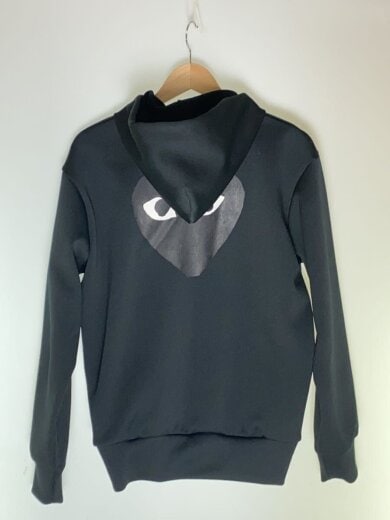 商品画像：ジップパーカー/M/ポリエステル/BLK/AX-T254 2