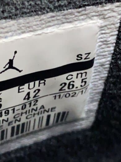 商品画像：AIR JORDAN 9 RETRO NRG/エアジョーダンレトロ/ブラック/AR4491-012/26.5cm/// 5