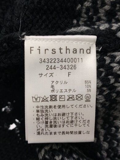 商品画像：ニット・セーター(厚手)/FREE/アクリル/BLK/ボーダー/34-32-2344-00011 4
