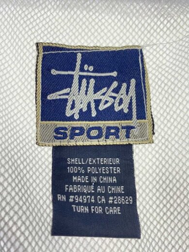 画像：STUSSYナイロンジャケット/--/ナイロン/WHT//3