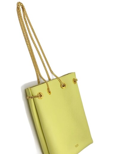 商品画像：ショルダーバッグ/レザー/YLW 7