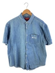 20SS/Invert Denim S/S Shirt/半袖シャツ/L/デニム/BLU/無地