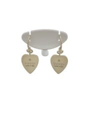 グッチ/ピアス/ハートプレート/Ag925