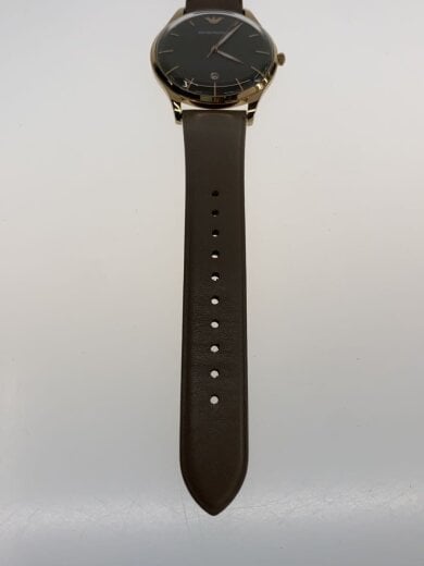 商品画像：クォーツ腕時計/アナログ/レザー/GRY/GRY/AR-11420 5