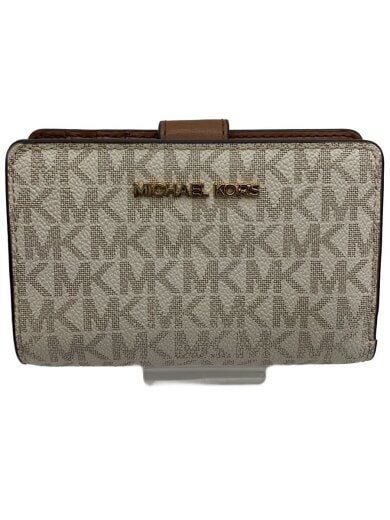 商品画像：2つ折り財布/PVC/WHT/総柄/レディース/35F8GTVF2B 1