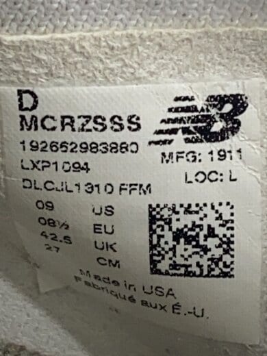 商品画像：ローカットスニーカー/27cm/GRY/MCRZSSS// 5