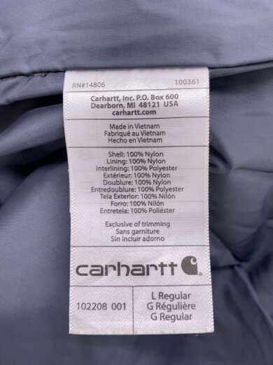 商品画像：ナイロンジャケット/L/ナイロン/BLK/無地/102208 001 4