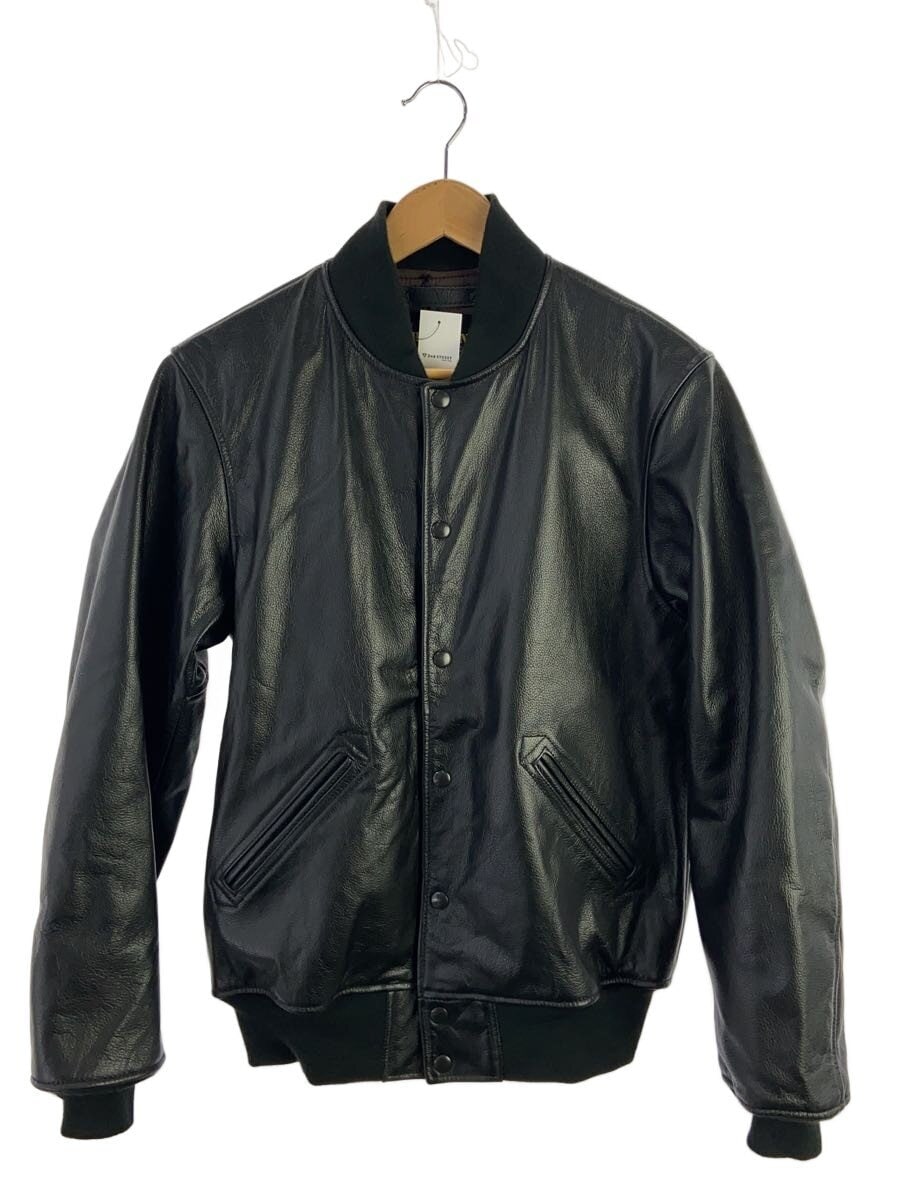 HOUSTON / レザージャケット・ブルゾン/M/牛革/BLK/8212