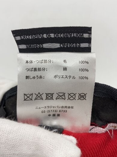 商品画像：キャップ/7 1/4/ウール/RED/レディース 6