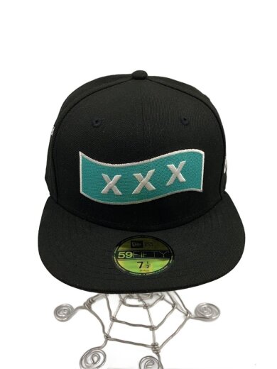 商品画像：キャップ/7 1/2/ポリエステル/BLK/メンズ 1