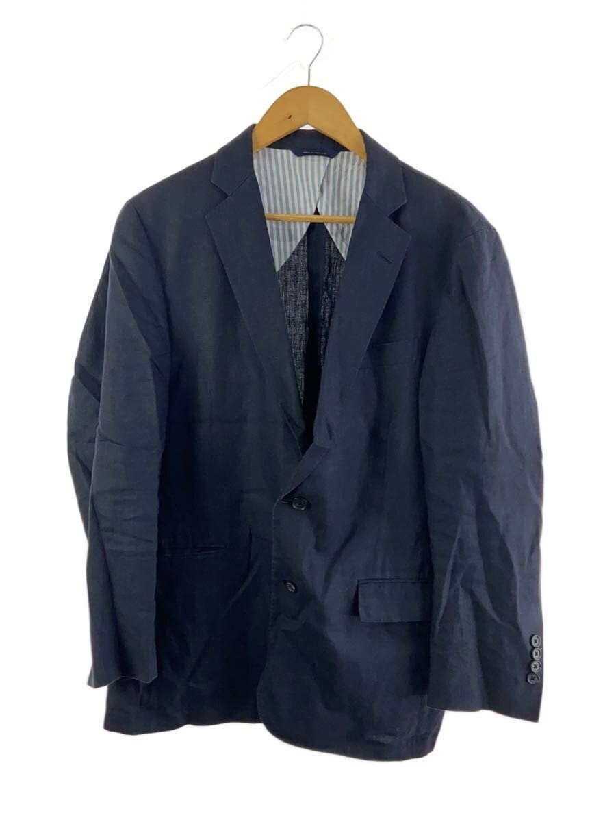 BROOKS BROTHERS / テーラードジャケット/--/リネン/NVY/無地