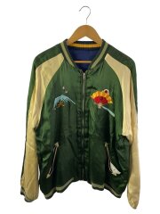 スカジャン/XL/レーヨン/GRN