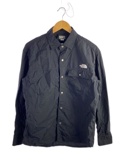 商品画像：長袖シャツ/M/ナイロン/BLK/無地/NR11961 1