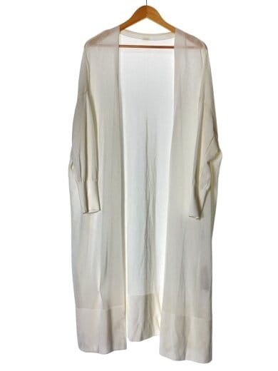 商品画像：カーディガン(薄手)/--/コットン/WHT/無地/21-080-500-4211-1-0 1