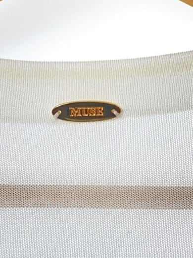 商品画像：カーディガン(薄手)/--/コットン/WHT/無地/21-080-500-4211-1-0 3