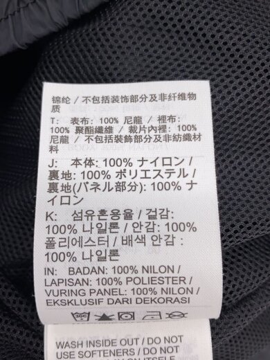 商品画像：ナイロンジャケット/S/ナイロン/BLK/FB8623-010 4