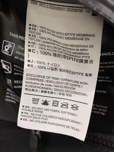 商品画像：マウンテンパーカ/XS/ナイロン/BLK/無地/28827-129264-03/21 4