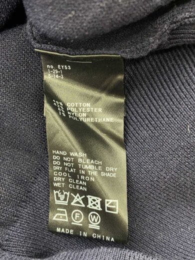 商品画像：カーディガン(厚手)/--/ポリエステル/NVY/無地/25-080-912-2090-1-0 4