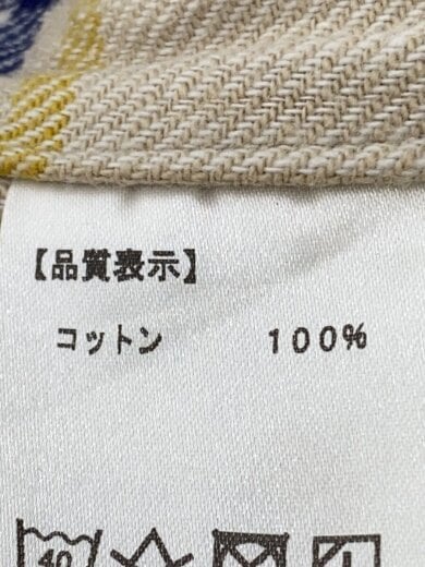 商品画像：長袖シャツ/S/コットン/BEG/チェック 4