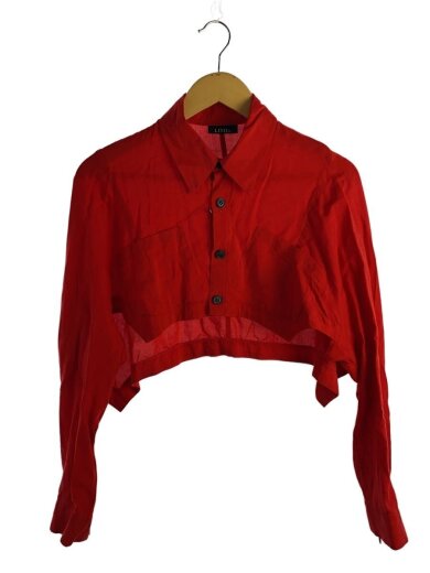 商品画像：長袖シャツ/2/--/RED/無地/LG-B22-223 1