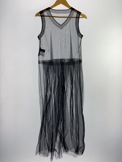 商品画像：ノースリーブワンピース/2/ナイロン/BLK/無地/LZ-D02-605 2