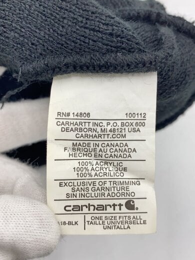 商品画像：ニットキャップ/FREE/アクリル/BLK/メンズ/A18-BLK 5