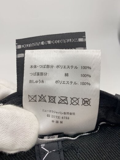 商品画像：キャップ/7 5/8/ポリエステル/BLK/無地/メンズ 6