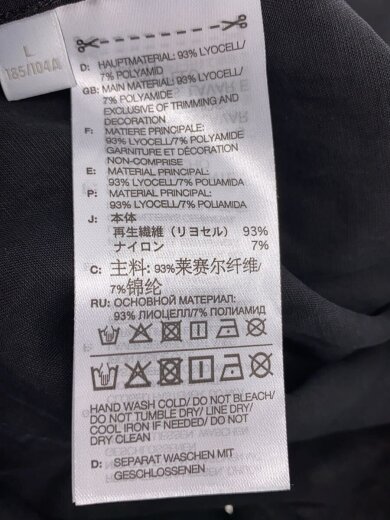 商品画像：長袖シャツ/M/--/BLK/無地/IW7465 4