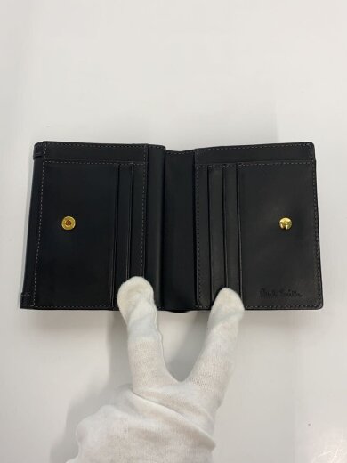 商品画像：2つ折り財布/牛革/BLK/レディース 4