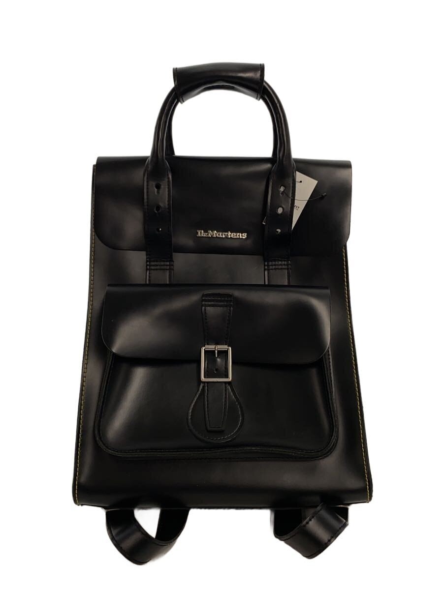 Dr.Martens / リュック/レザー/BLK/無地
