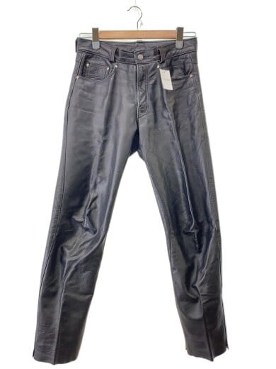 商品画像：ボトム/30/レザー/BLK/無地 1