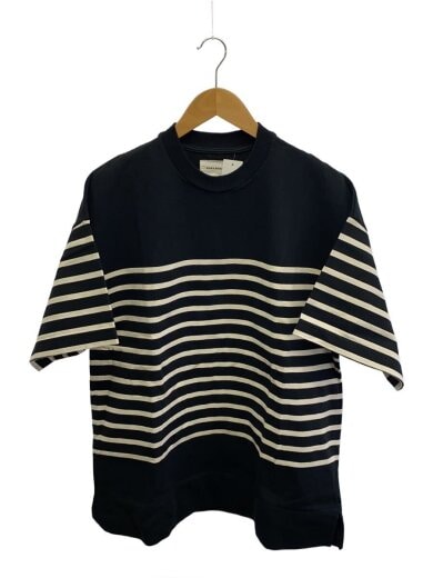 商品画像：Tシャツ/3/コットン/BLK/ボーダー/A22C-01CS02B 1