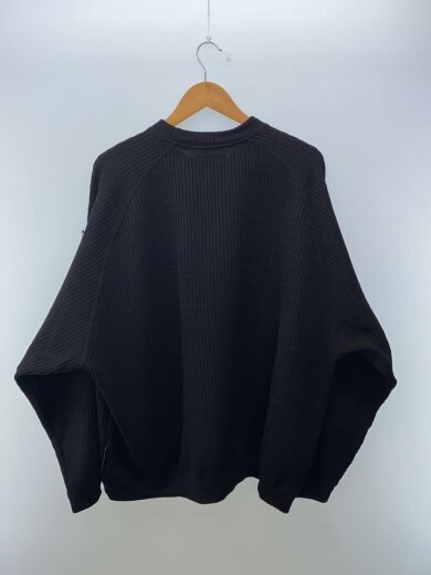 商品画像：ニット・セーター(薄手)/XL/ポリエステル/BLK 2